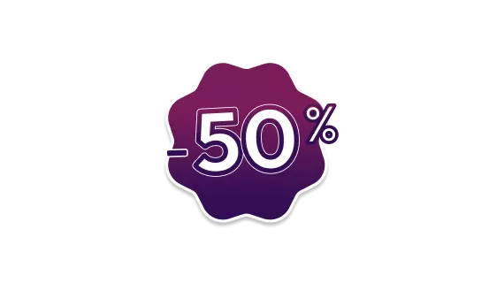50% korting GSM-abonnement